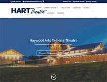 Tablet Screenshot of harttheatre.org